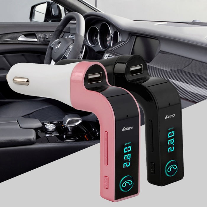 G7 Bluetooth Car FM Transmitter MP3 Car Charger -Car Charger G7 - Kenji Shop