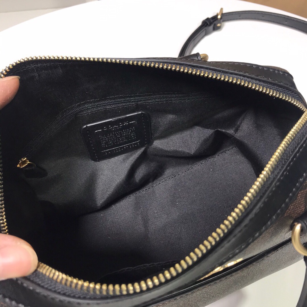 [Instant/Same Day]83607 coach boston pellow bag top handle sling bag  ztb