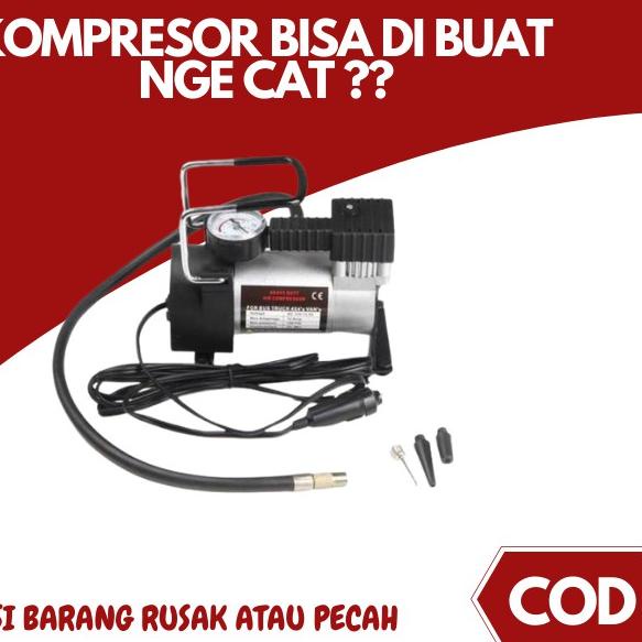 ♪ KOMPRESOR MINI LISTRIK UNTUK CAT MOTOR DAN MOBIL TERLARIS ✹