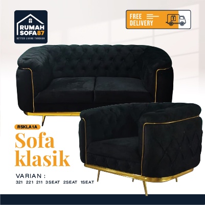 Sofa klasik 321 /sofa design klasik /sofa mewah klasik - RSKLA 1A - 1 seat