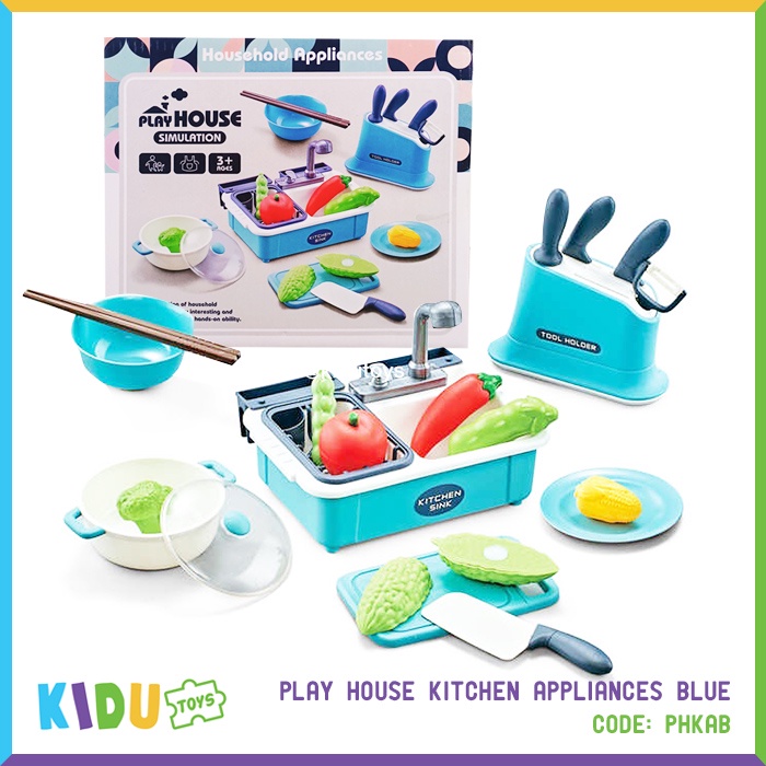 Mainan Cuci Piring Masakan Anak Perempuan Play House Kitchen Appliances Kidu Toys