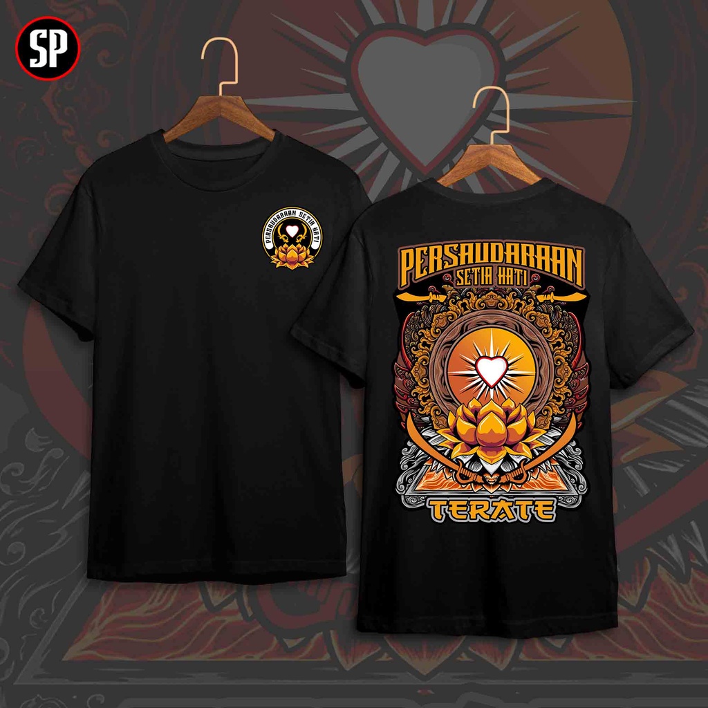 [COD] Kaos PSHT Terbaru Terate Emas 1 Abad / Sablon DTF Distro / Setia Hati Terate / Punkshter Raja