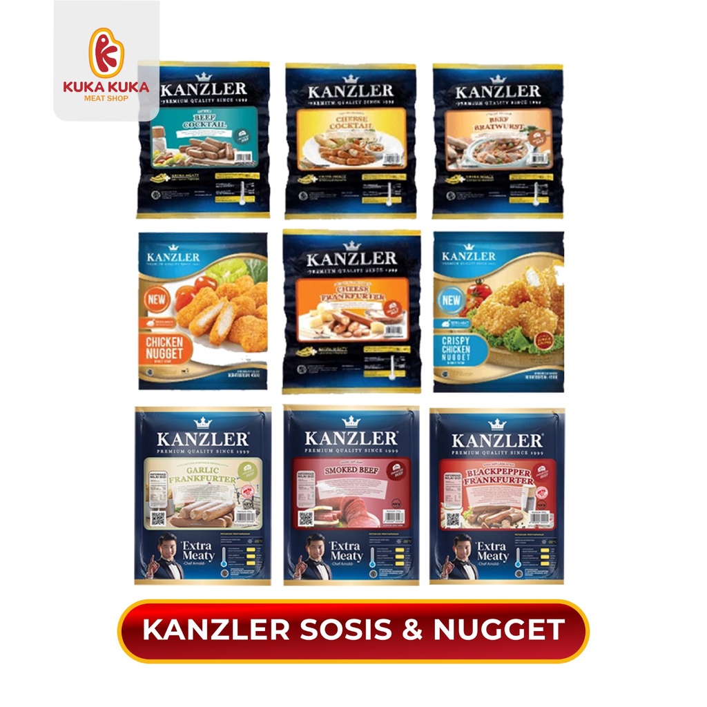 

BEST SELLER KANZLER - Nugget Series, Cocktail Series, Frankfurter & Bratwurst Series