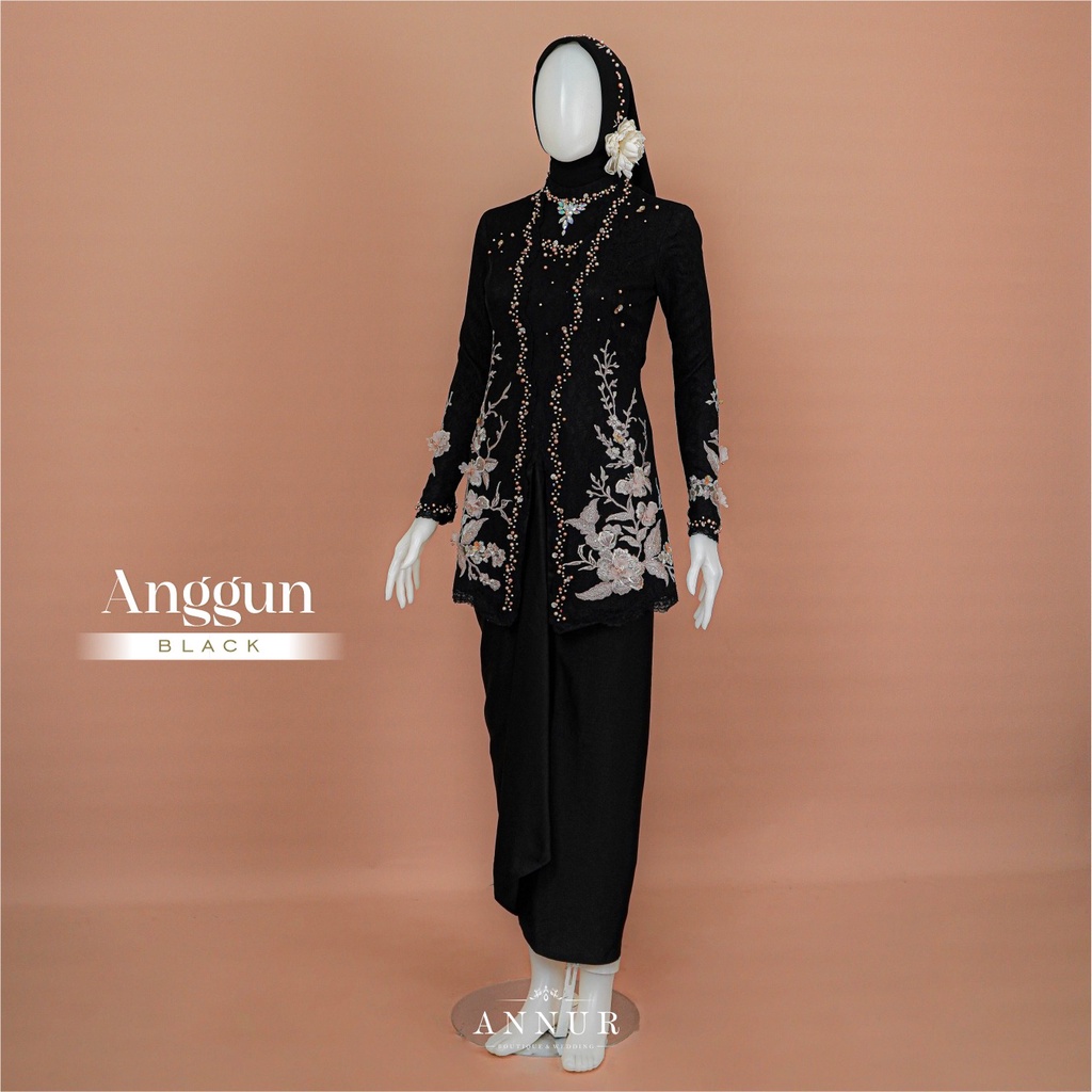 Annur Label Pre Order Kebaya Anggun kebaya kutu baru modern bordir full payet kebaya akad wisuda