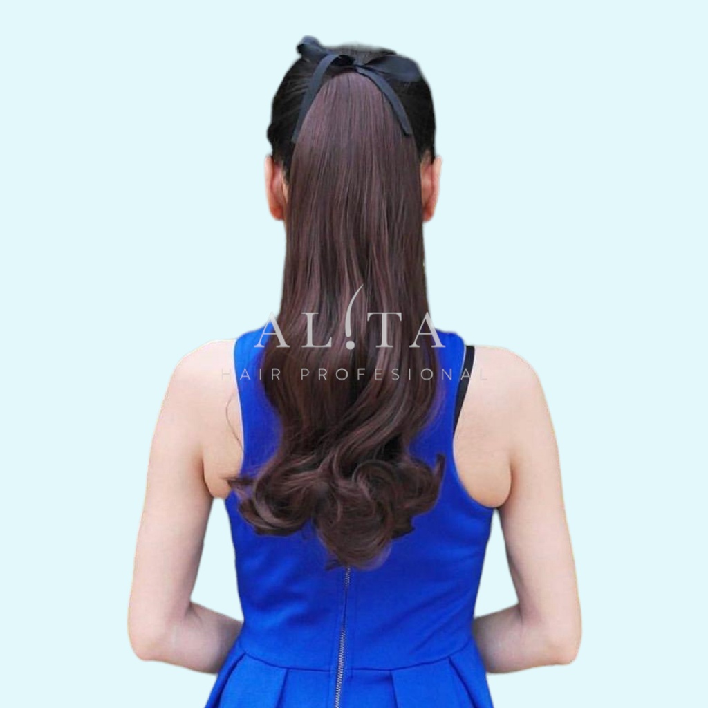 PONYTAIL KOREA IKAT PITA BOTTOM WAVE