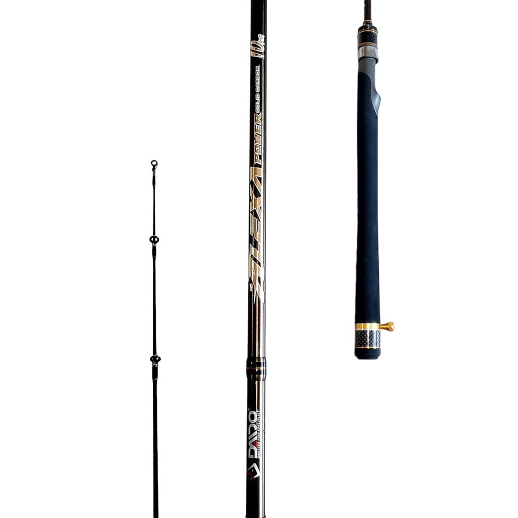 Joran Pancing DAIDO ALEXA CARBON SOLID 165-180 Kekuatan 15lbs-20lbs Marit FULL FUJI