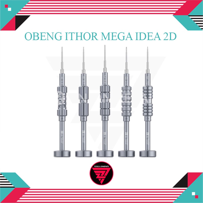 Obeng Ithor Mega Idea 2D 5IN1 QIANLI MEGA-IDEA 2D Precise-Obeng untuk iPh0ne Android
