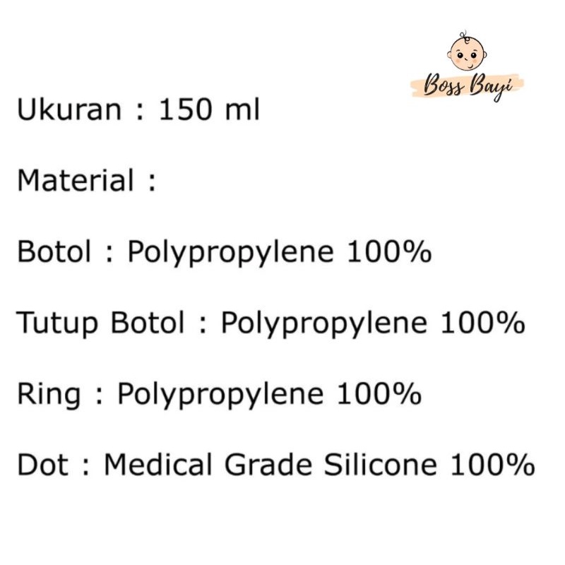 BABY SAFE - Bottle  Wide Neck + Container WNC2B / WNC2P /WNC2G (Botol Dot Bayi + Wadah Makanan)