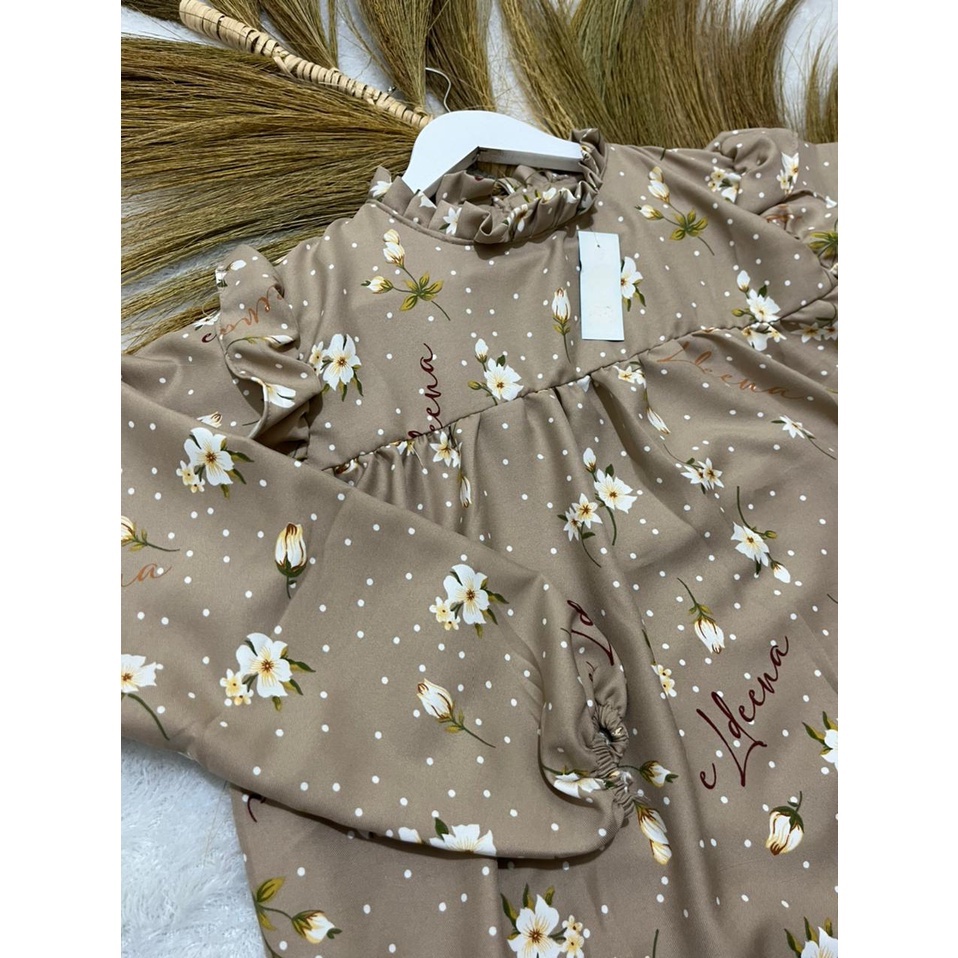 YUNA BLOUSE FLOWER | YUNA TOP BLOUSE 2023 | BLOUSE WANITA KEKINIAN 2023