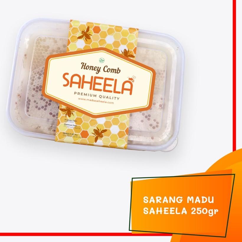 

❊ Sarang Utuh Saheela 250 gram SAHEELA | Pure Honey Comb | Sarang Asli ➦