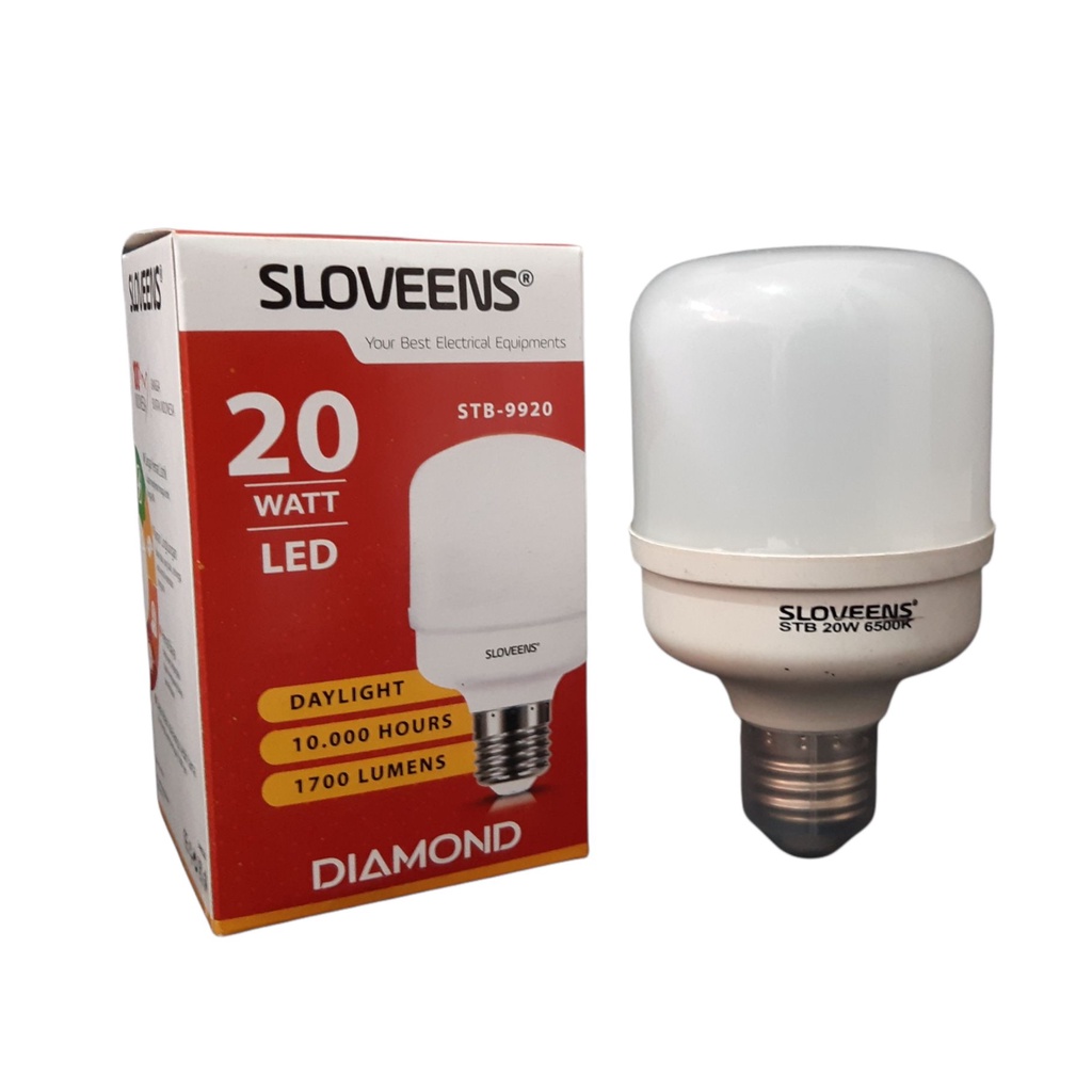 Paket 10 Pcs Sloveens Diamond Lampu LED Capsule 20 Watt