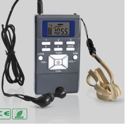➵ Radio Mini FM Digital Receiver DSP plus Earphone - Radio Saku ➵