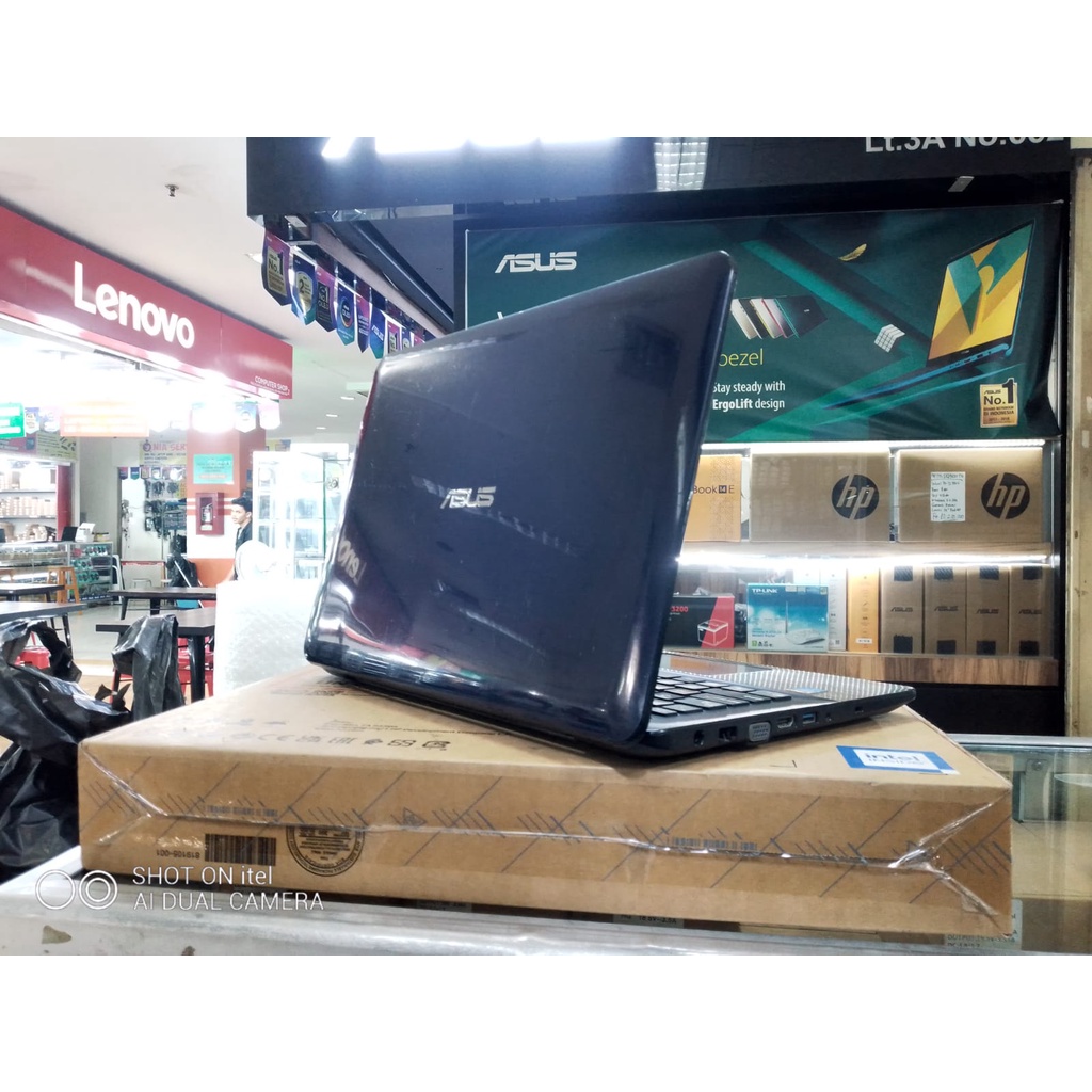 LAPTOP Leptop SECOND SEKEN Asus core I3 RAM 4GB HDD 500GB 14 inc  murah siap pakai