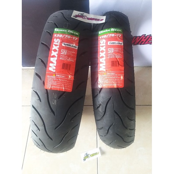 Ban maxxis green devil ring 17 110/70 130/70
