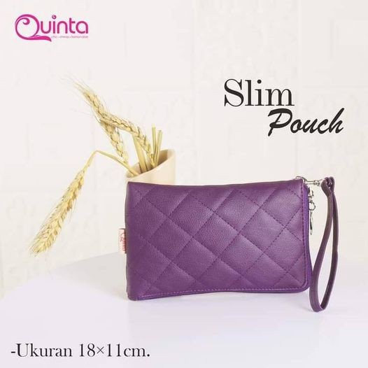 dompet lipat wanita Premium SlimPouch Cewek By Tas Quinta Terbaru Ungu M4E5 terbaru slingbag pilih w