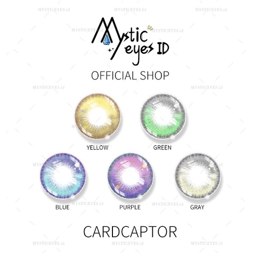 MYSTIC Eyes Cardcaptor Normal Eyes Series 14,5 mm Soflens - Soflen Mata Anti Kering