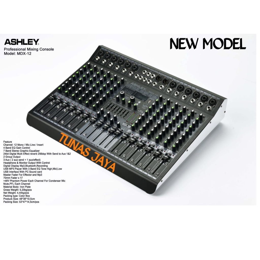 Mixer Ashley MDX12 / mixer MDX 12 Original Ashley Dmx12
