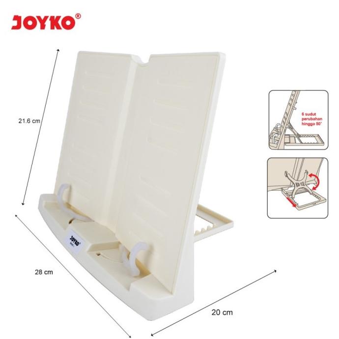 

Terbaru !!! Joyko Book Holder / Sandaran Buku / Penyangga Buku Bkhd-1