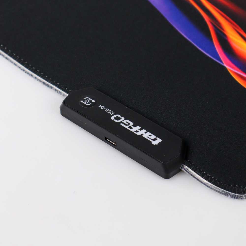 Gaming Mouse Pad Illuminated LED RGB 800x300x4mm Mousepad Alas Anti Licin Cahaya RGB LED Berkualitas