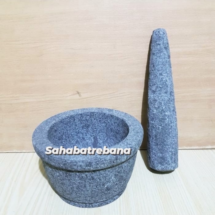 Terlaris Lumpang Batu Asli Alu 16Cm