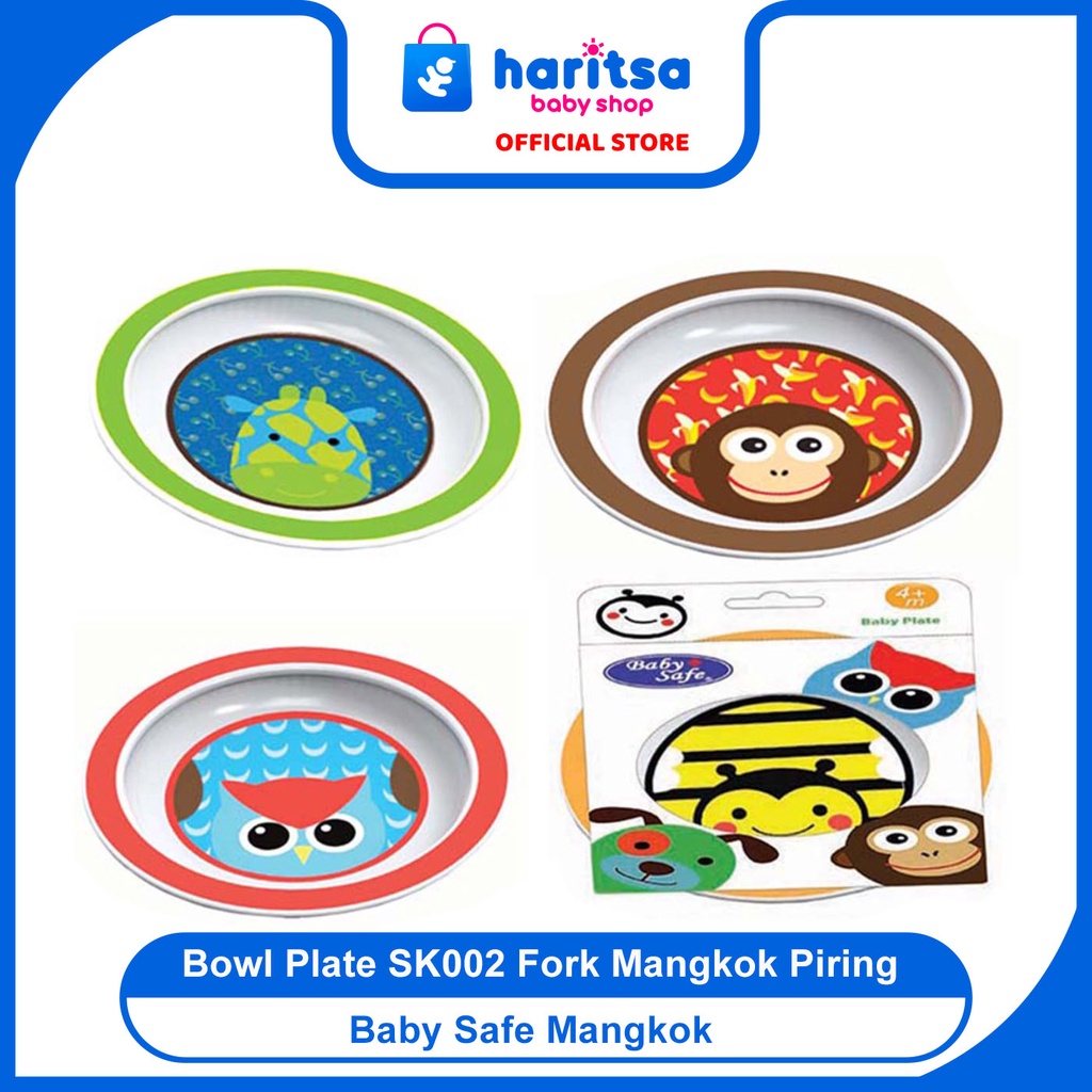 BABY SAFE SK Baby Bowl Plate SK002 Fork (Mangkok Piring)