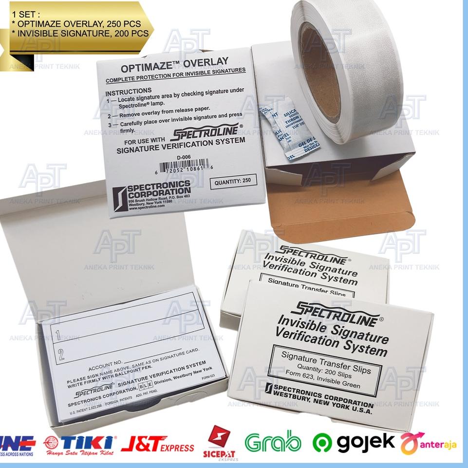 

Spesial disini Spectroline Signature Overlay 1 set USA