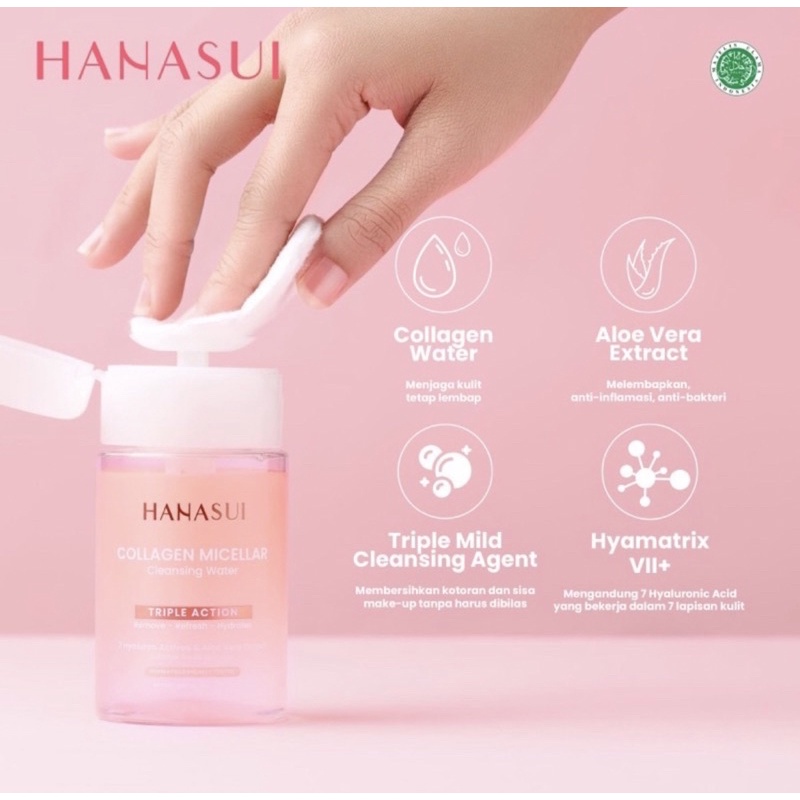 [100ml] Hanasui Collagen Micellar Cleansing Water