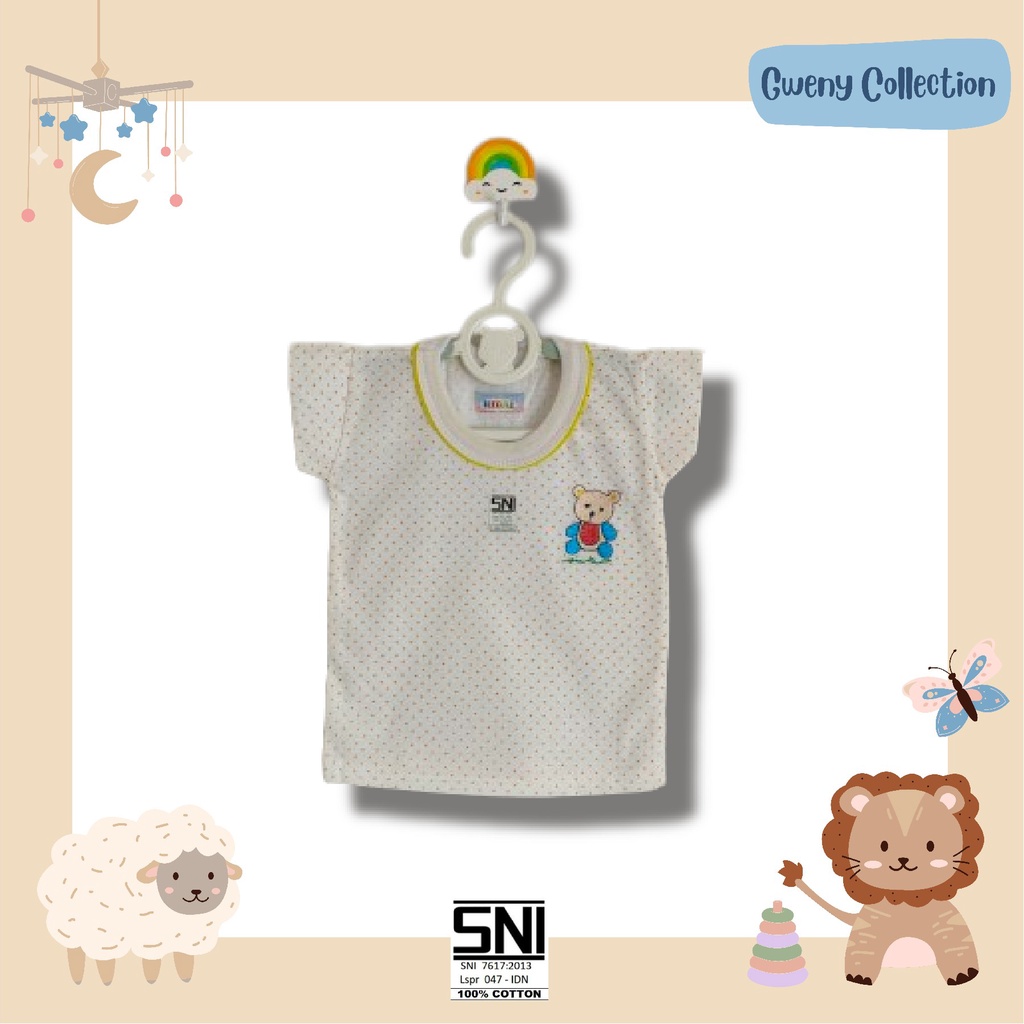 KAOS OBLONG BAYI KAOS BABY NEWBORN POLKADOT (SKT)