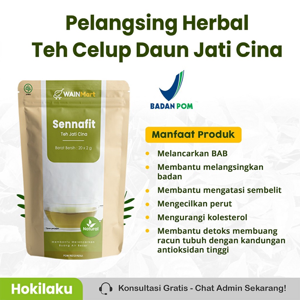 Teh Jati Cina Original 100% Pelangsing Celup