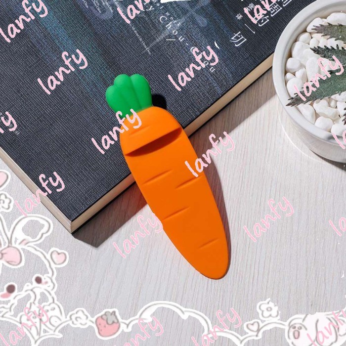 

Terlaris Lan Kawaii 3D Stereo Book Marks Coon School Suppli Carrot Bookmark For