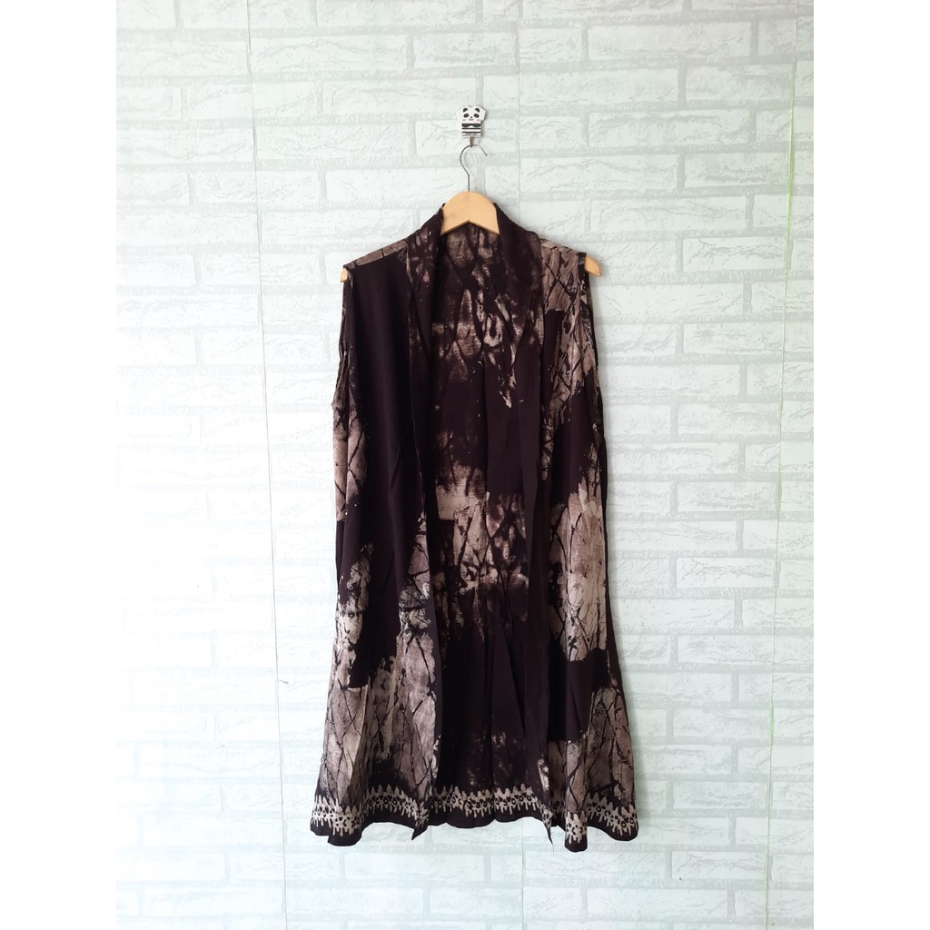 long outer batik yukensi/ blezer