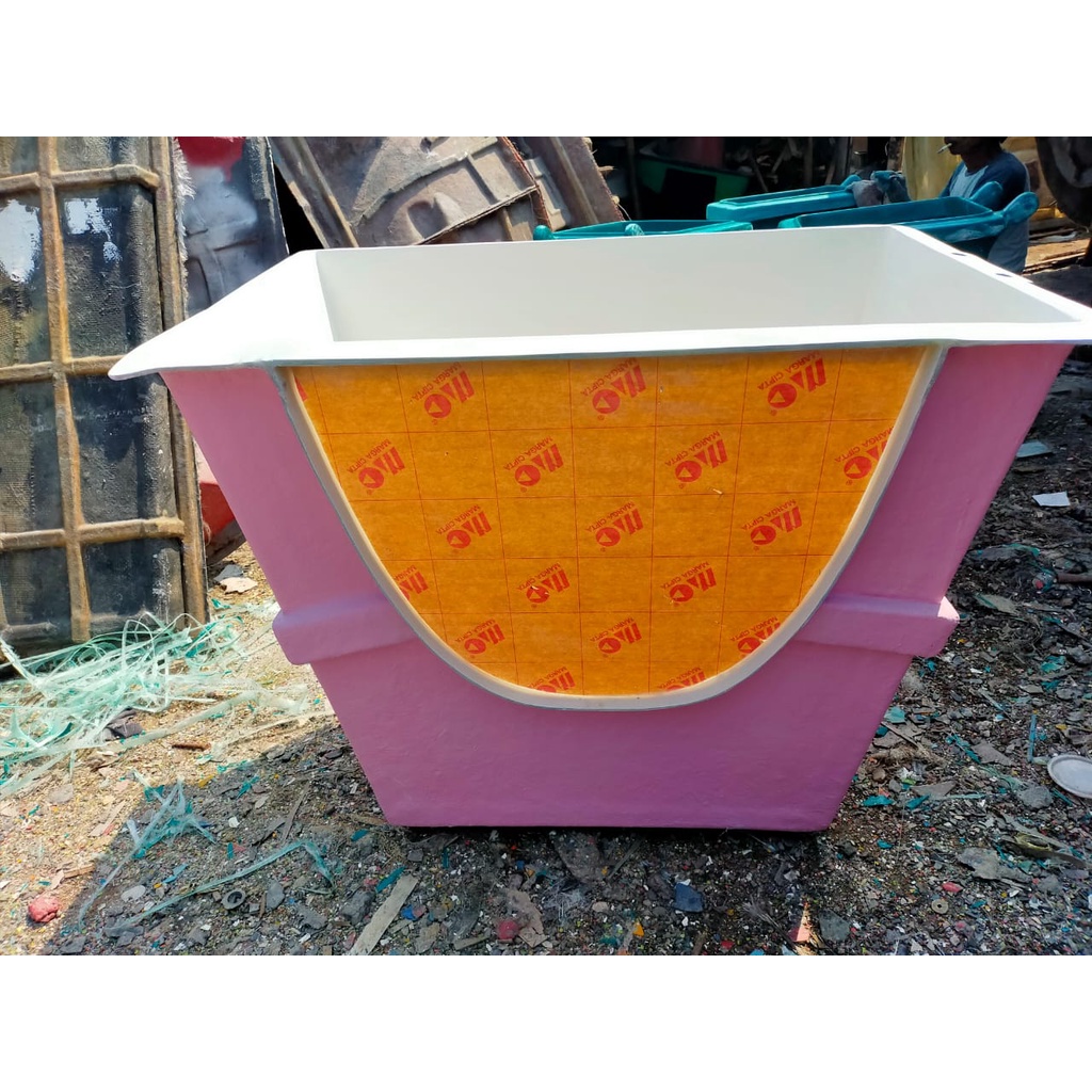 kolam baby spa fiberglass / kolam untuk bayi  Kasar luar
