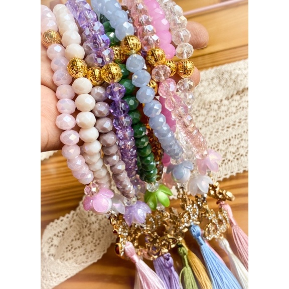 Tasbih kristal ceko premium