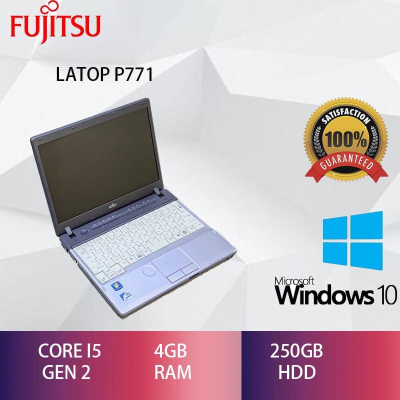 LAPTOP FUJITSU P772 HDD Core i3 Ram 4GB/250GB second