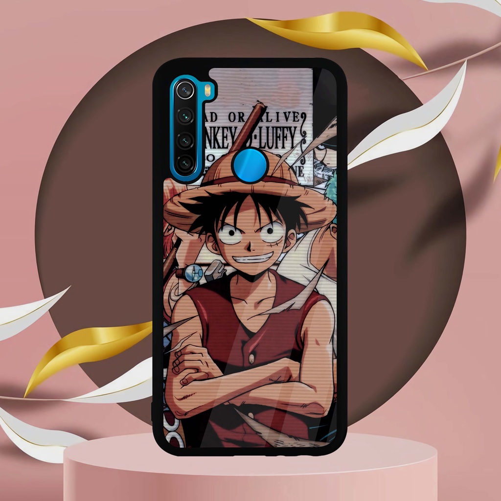 (MT16) Case Kilau Redmi Note 8 | Note 8 | Casing Hp Xiaomi | Pelindung Smartphone Seven Case | Luffy