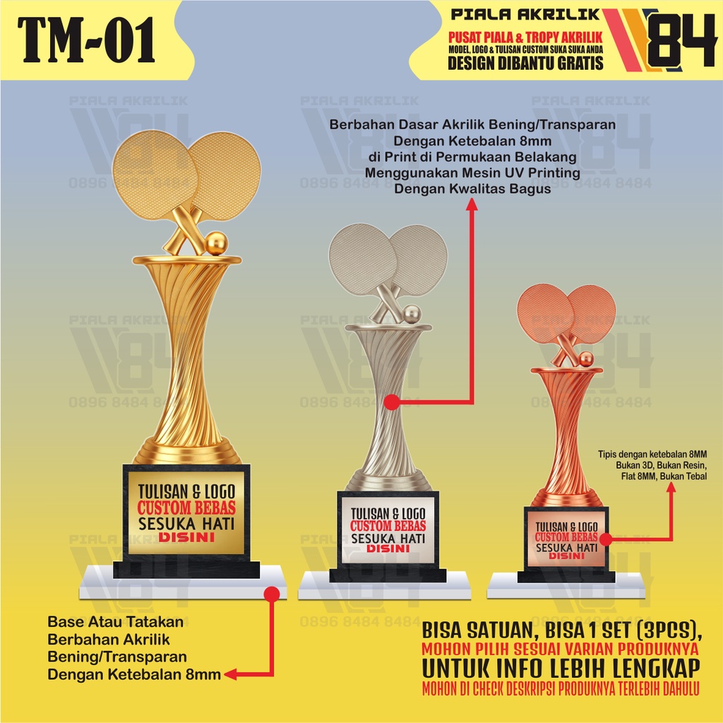 PIALA TENIS MEJA, PIALA PINGPONG, PIALA PING PONG, TROPHY TENIS MEJA, TROPHY PINGPONG, TROPHY PING P