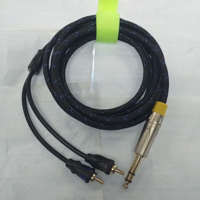 jack RCA to akai 6,3mm stereo cable 2,5meter audio soundsystem