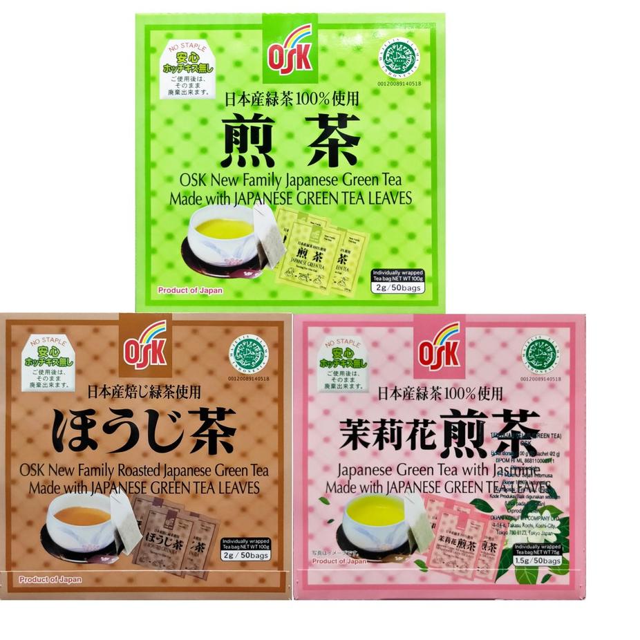 

➳ OSK JAPANESE GREENTEA 50 SACHET HALAL & ♪