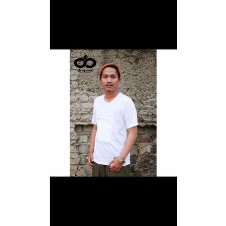 KAOS polos putih santai/haji/umroh