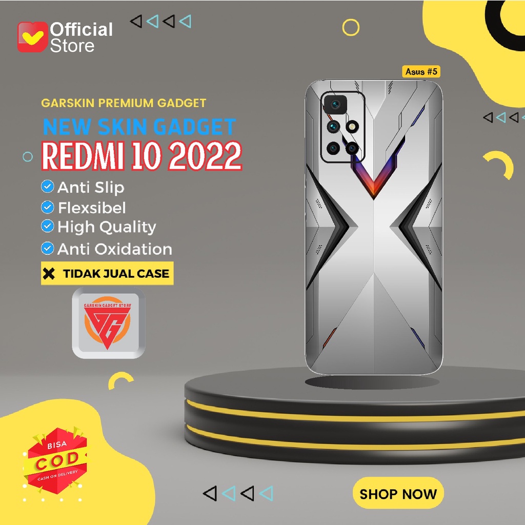 Garskin Redmi 10 2022 Skin Gadget Premium Motif Asus