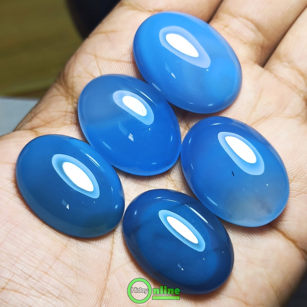 BATU AKIK ANGGUR BLUE SPIRTUS JUMBO ASLI NATURAL