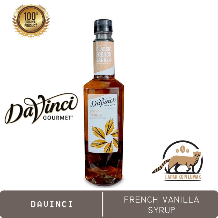 

French Vanilla Syrup merk Davinci