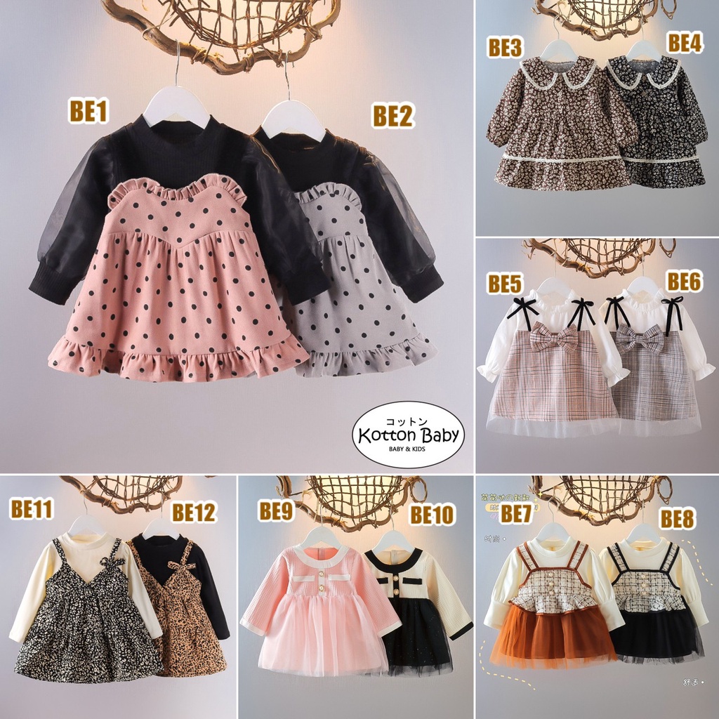 6-36bln DRESS ANAK GAUN BAYI ELEGAN PESTA ANAK PEREMPUAN Catalog BE