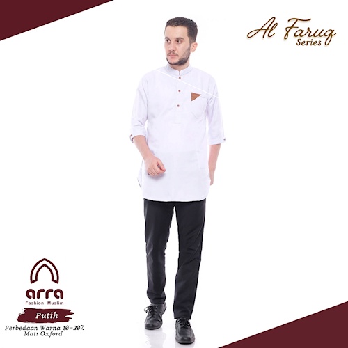 Baju Koko Pria Dewasa Lengan 3/4 Tiga Perempat Kemeja Koko Laki Laki Tangan Nanggung Terbaru Koko Co