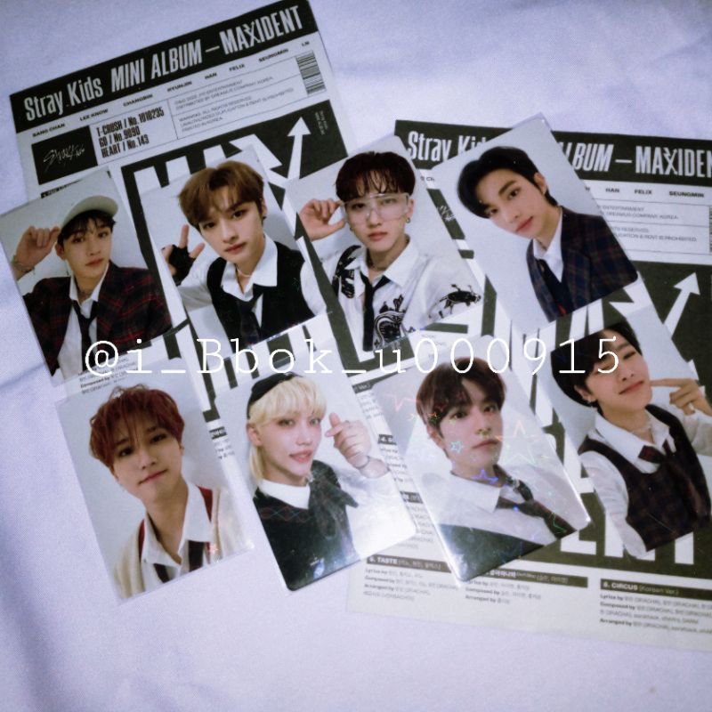 Stray Kids Photocard pob benefit Cevel ce Christmas Evel OT8