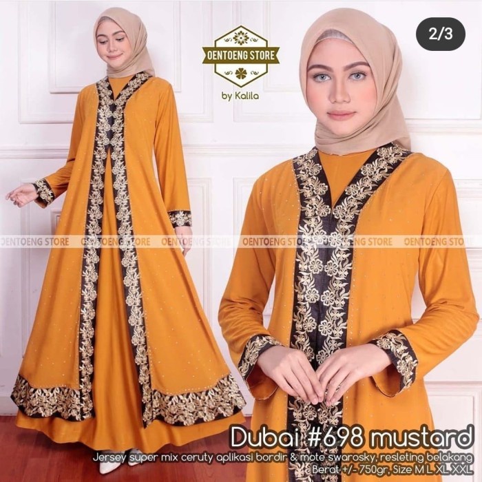 Gamis (COD)Gamis Abaya Turkey/Gamis Abaya Arab /Dubai Model 702 TERBARU 202 - Hitam, M(I0G1) BISA CO