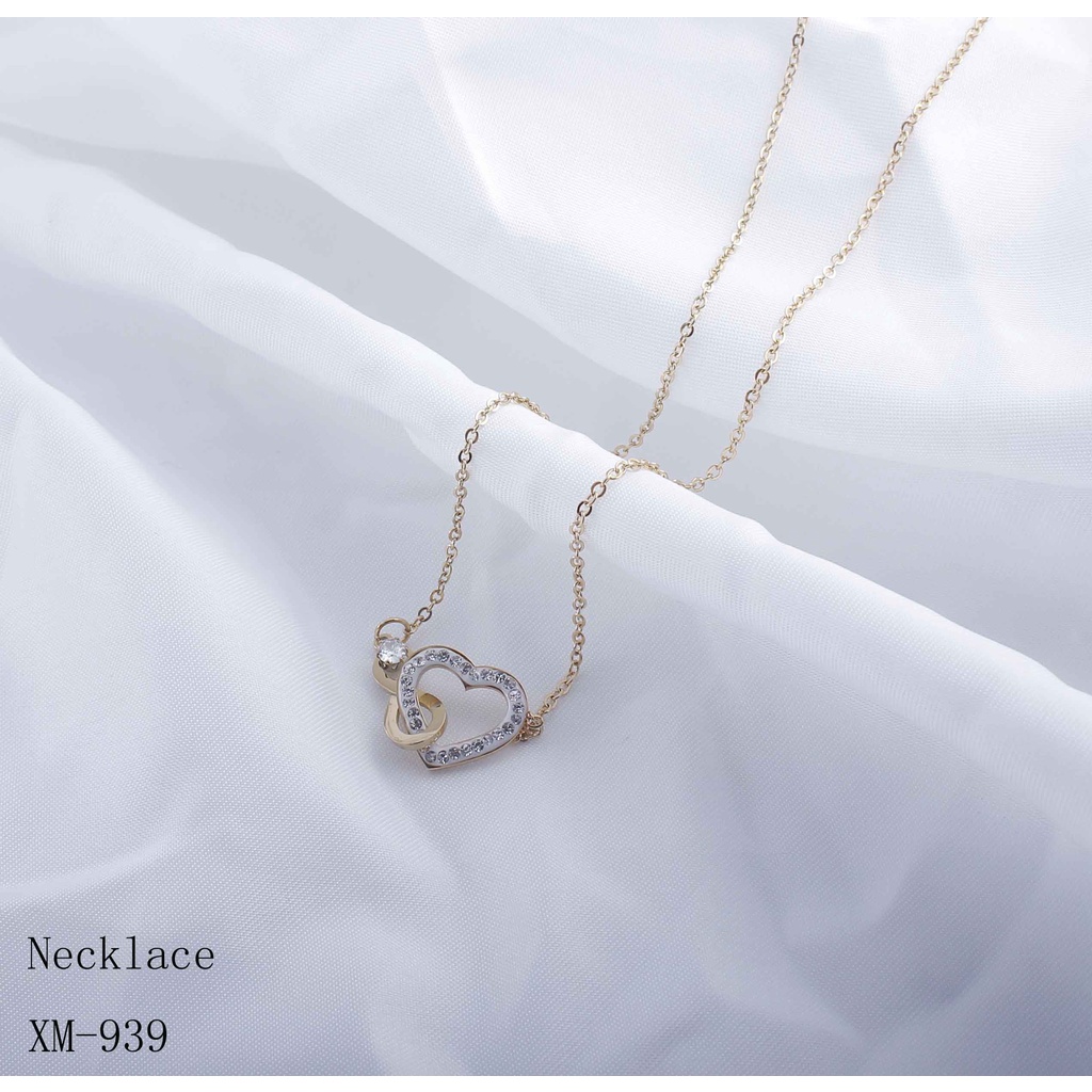 Kalung Titanium Anti Karat Perhiasan Fashion 958/939/183