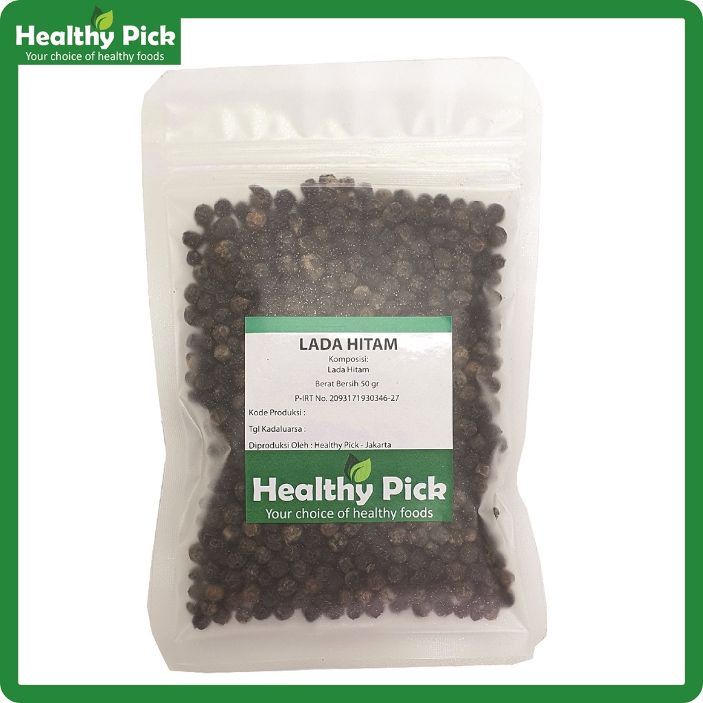 

Black Pepper / Lada Hitam Utuh 50gr