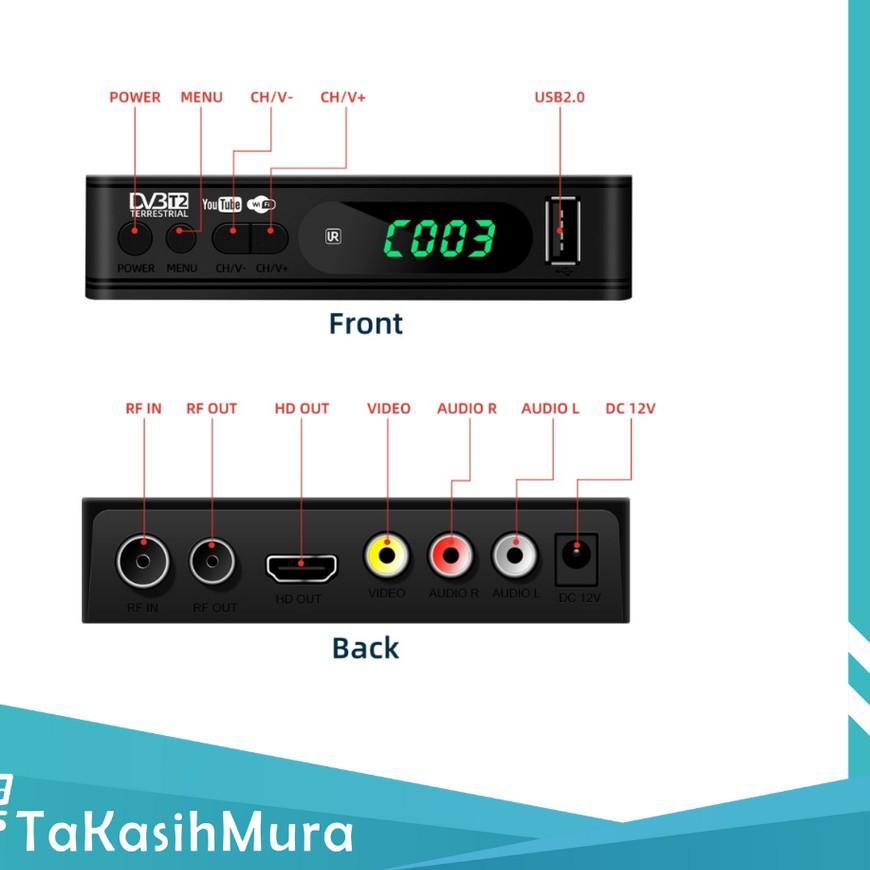 ☂ HD1080P Tv-Tuner Receiver DVB T2 VGA TV Dvb t2 Monitor Adaptor USB2.0 ✫