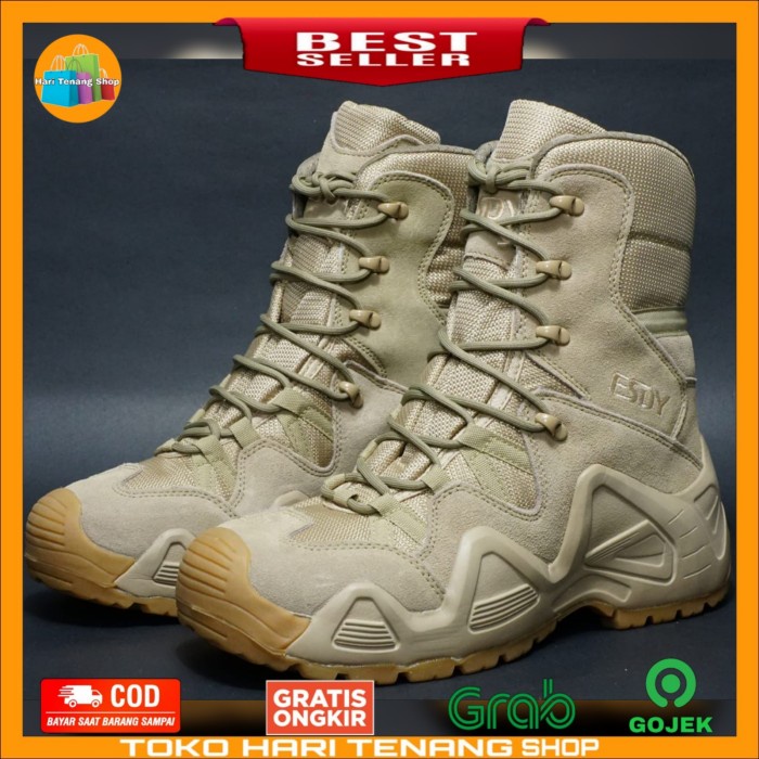Sepatu boots pria dan wanita army tactical esdy original import